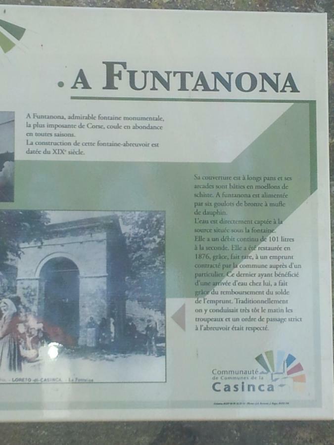 Gite La Fontaine Corse Loreto-di-Casinca Exteriér fotografie
